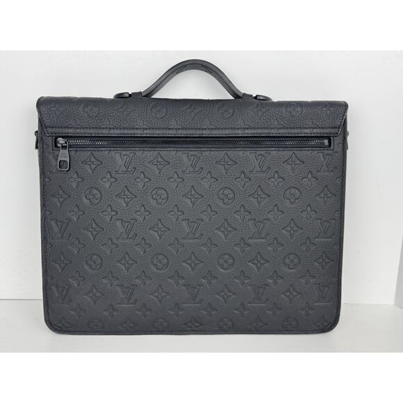 Louis Vuitton Monogram Taurillon S Lock Briefcase Black w/o Strap B-6 - Picture 4 of 16